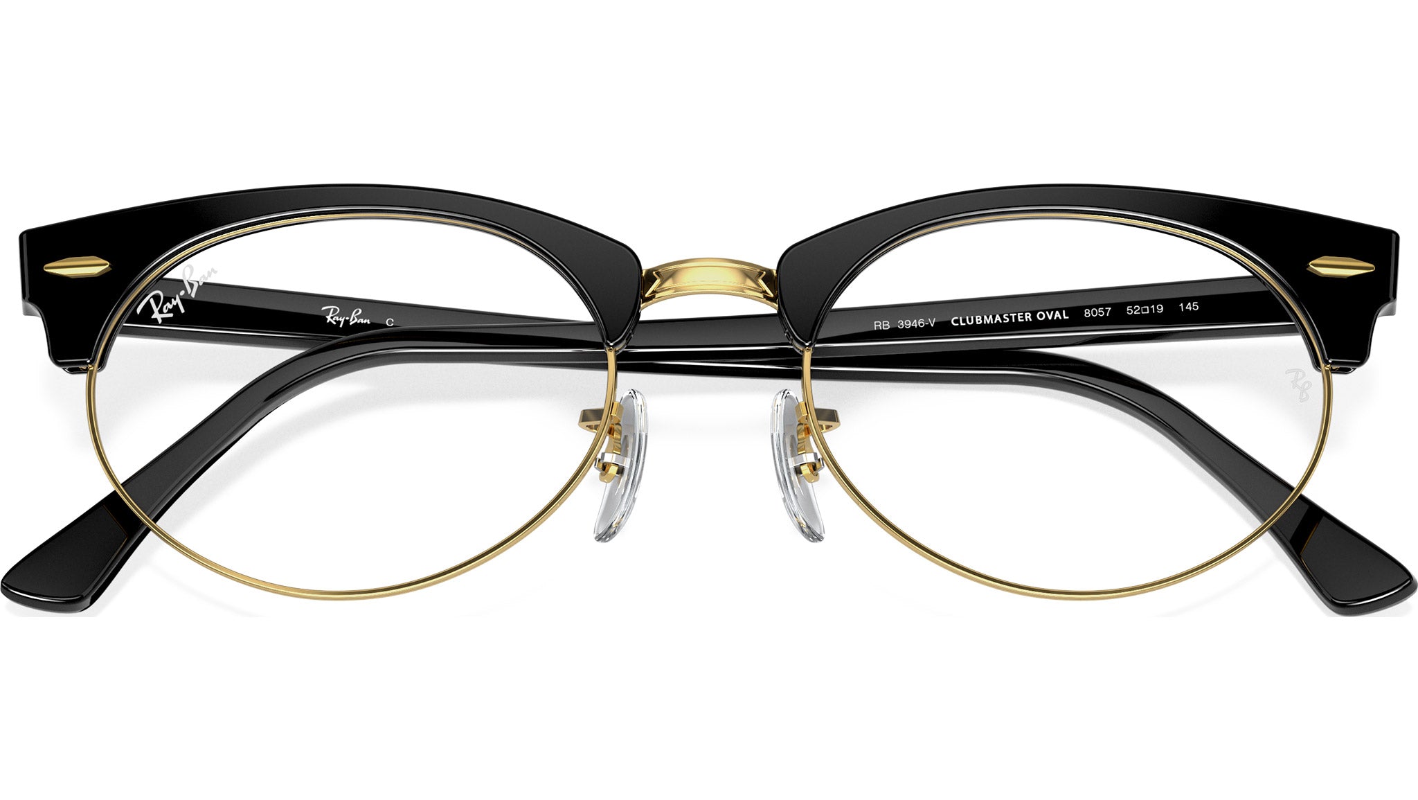 Clubmaster Oval Optics RB3946V 8057