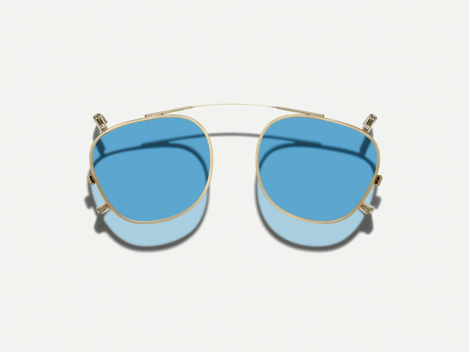 MOSCOT DAHVEN CLIP GOLD WITH CUSTOM MADE TINTS™