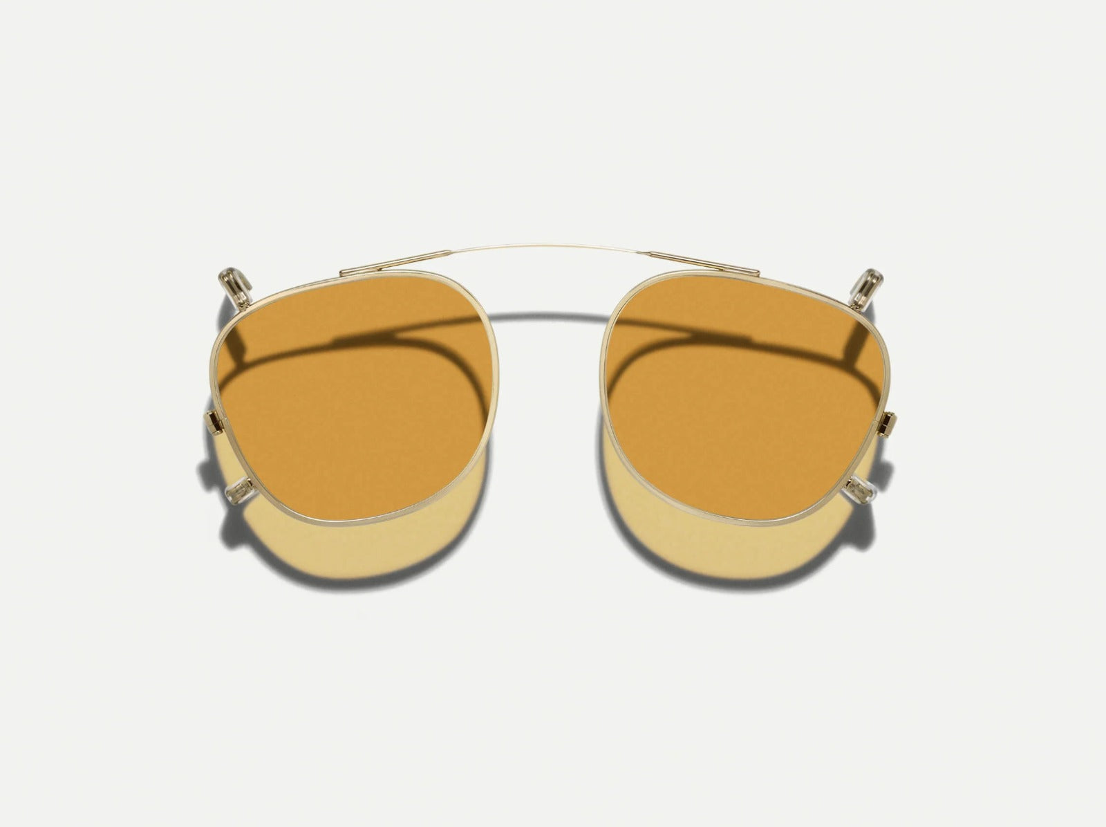 MOSCOT DAHVEN CLIP GOLD WITH CUSTOM MADE TINTS™