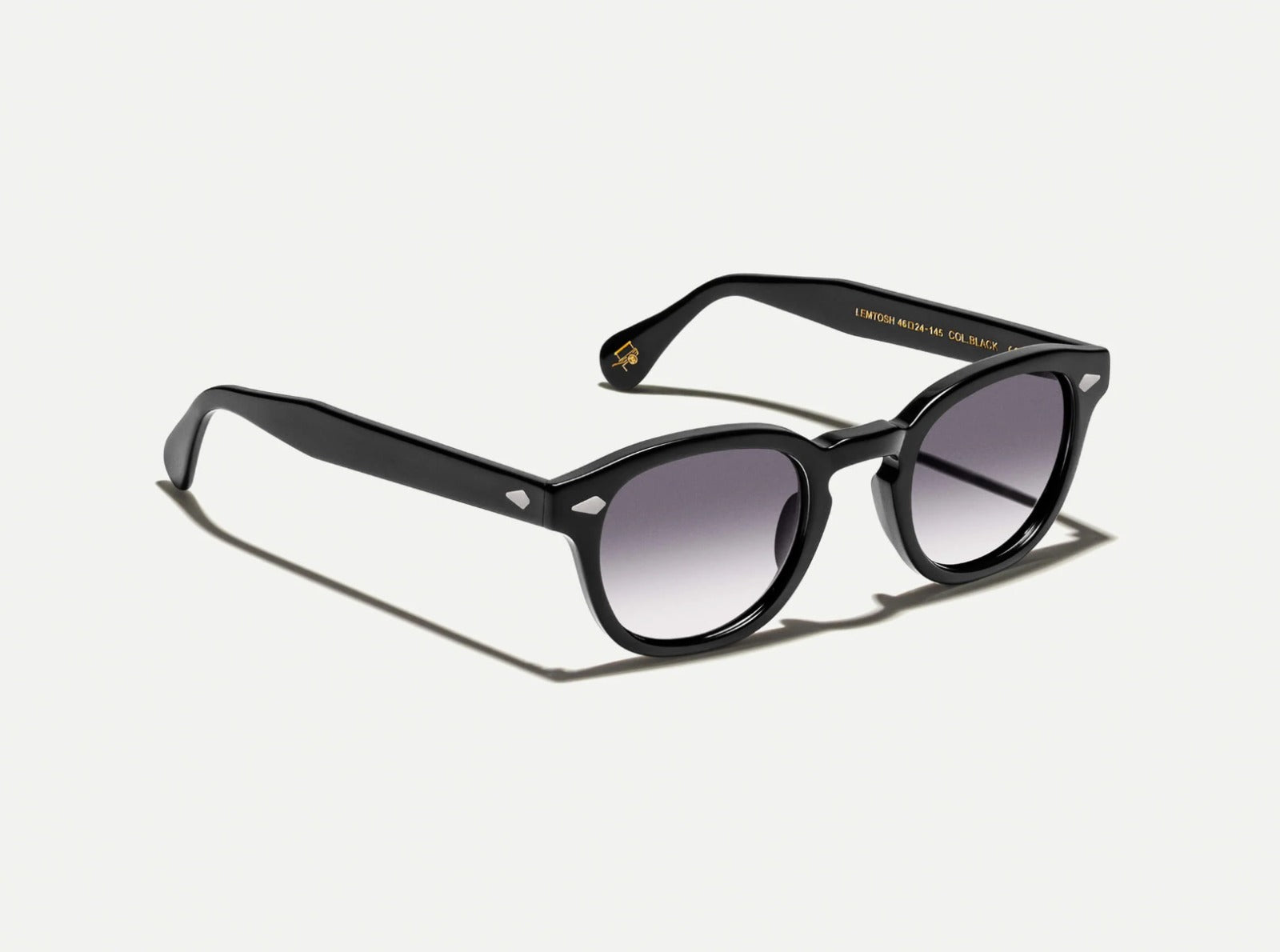 MOSCOT LEMTOSH BLACK WITH CUSTOM MADE TINTS