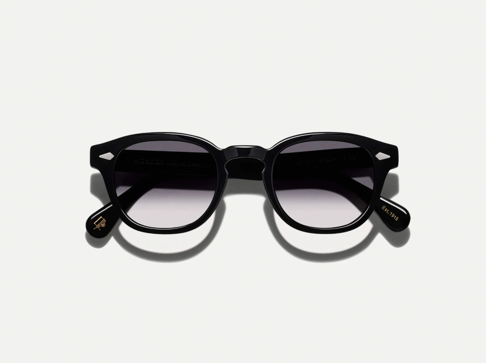 MOSCOT LEMTOSH BLACK WITH CUSTOM MADE TINTS