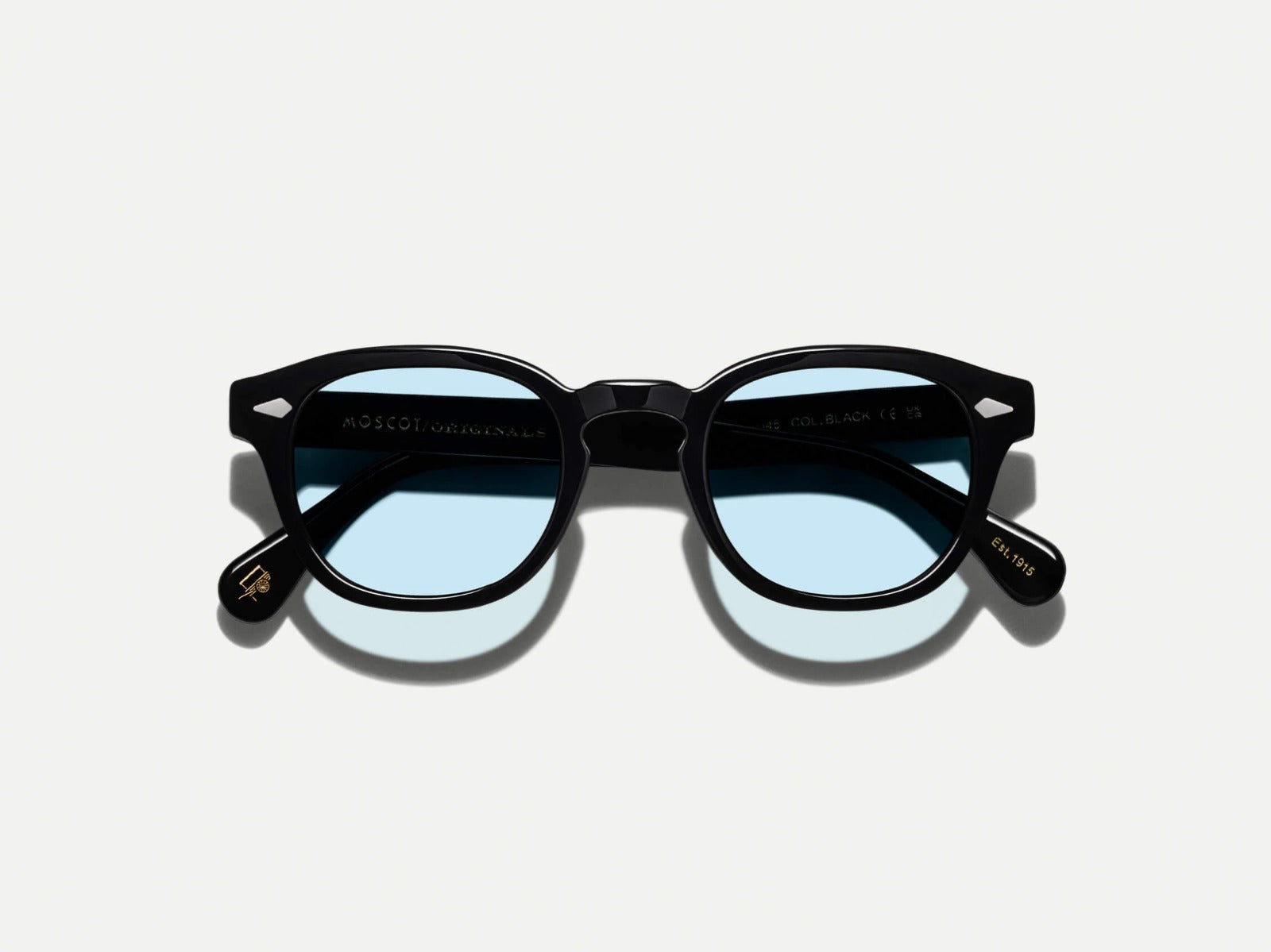 MOSCOT LEMTOSH BLACK WITH CUSTOM MADE TINTS