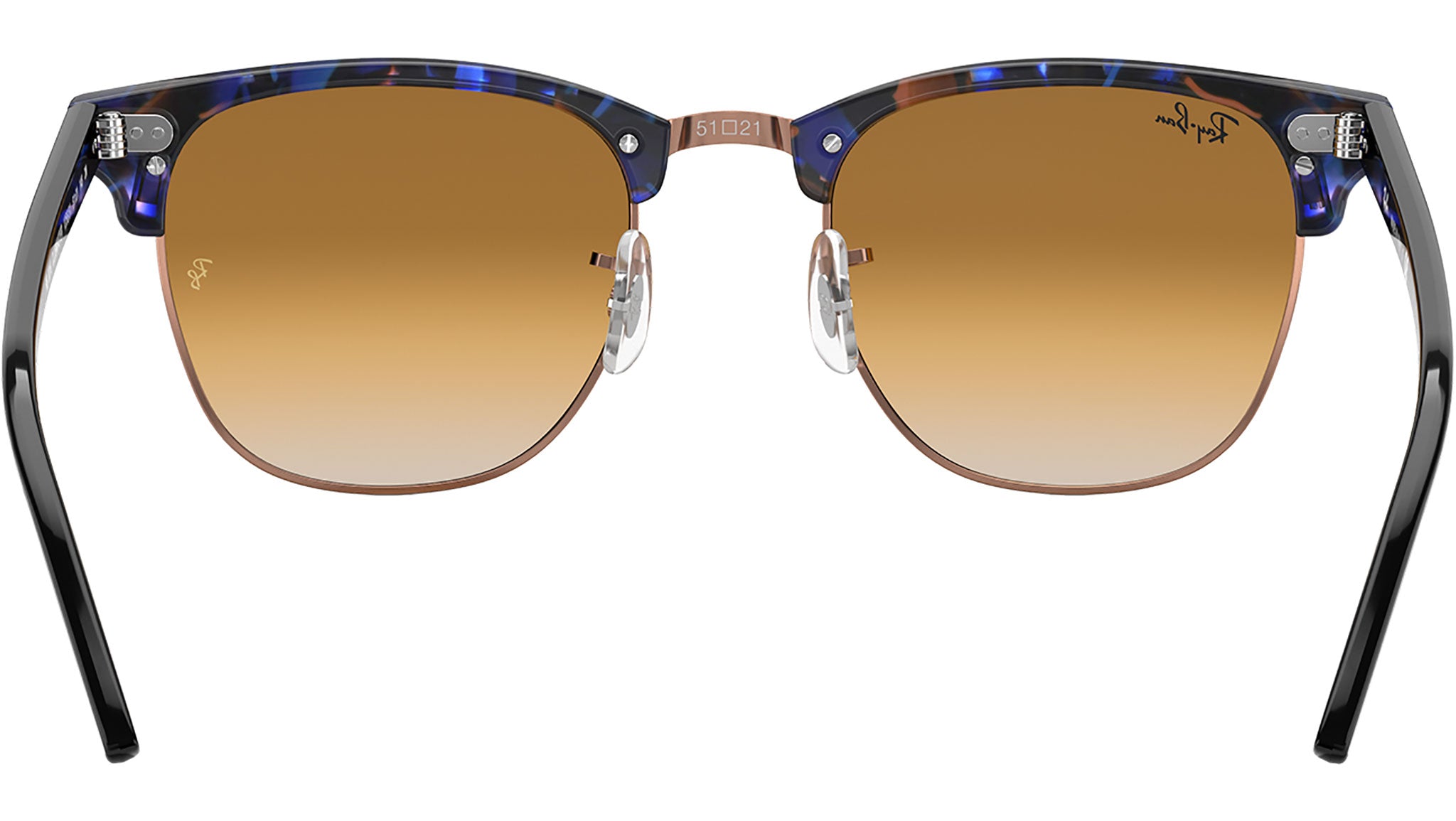 Clubmaster RB3016 125651 spotted brown/blue