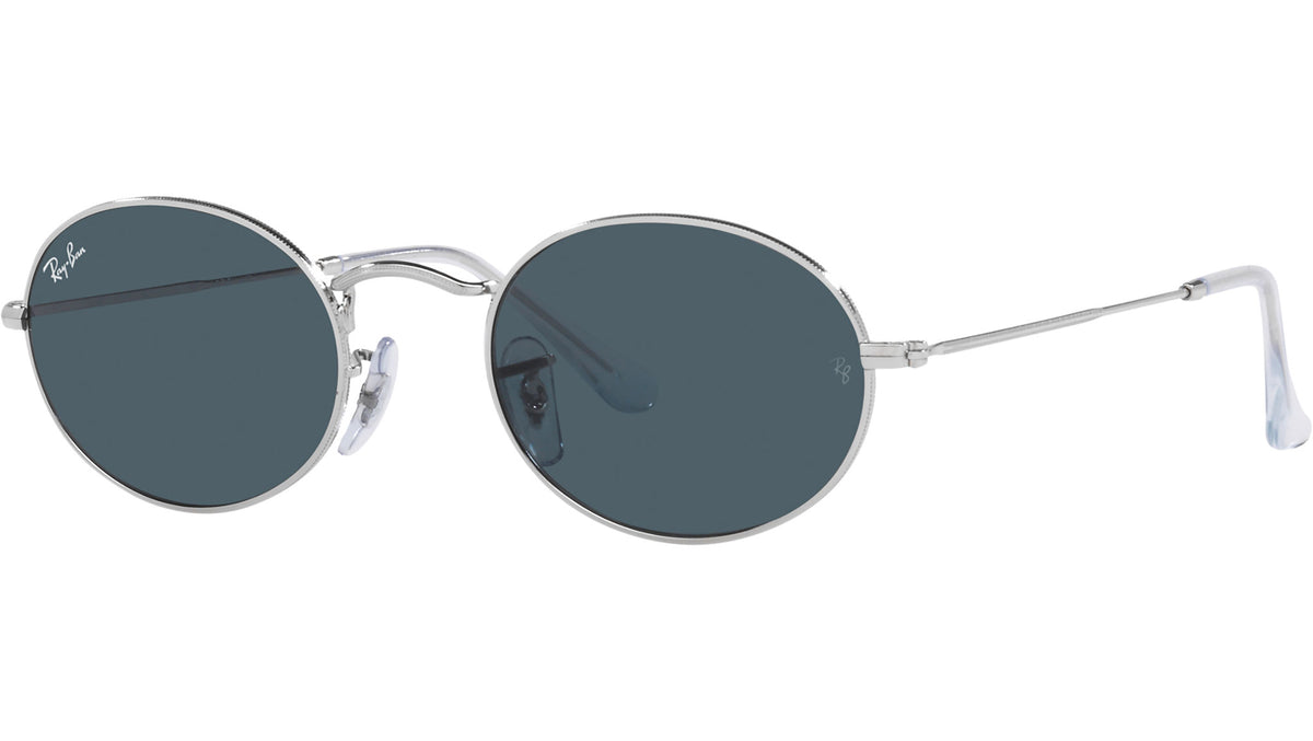 Oval Metal RB3547 003/R5 Silver Blue
