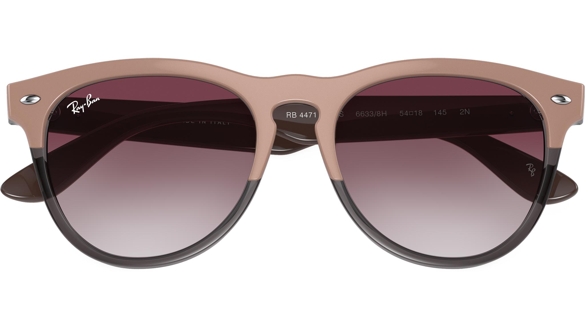 Iris RB4471 66338H beige on transparent grey