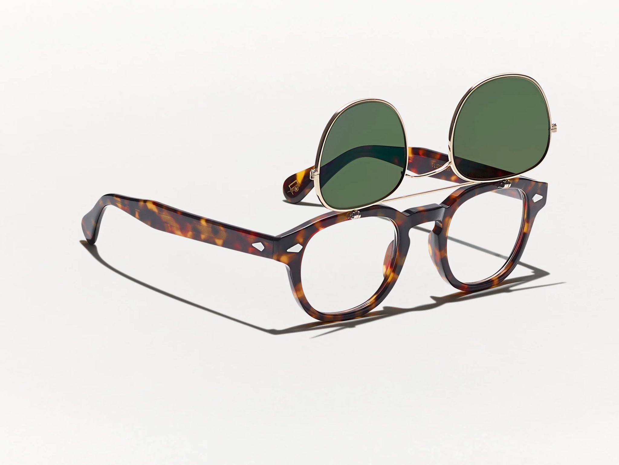 MOSCOT FLIPTOSH CUSTOM lemtosh clip on con lenti personalizzabili