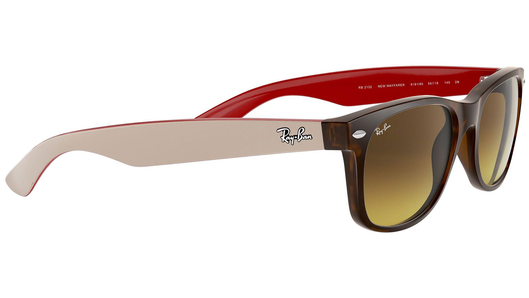New Wayfarer Bicolor RB2132 tortoise gradient