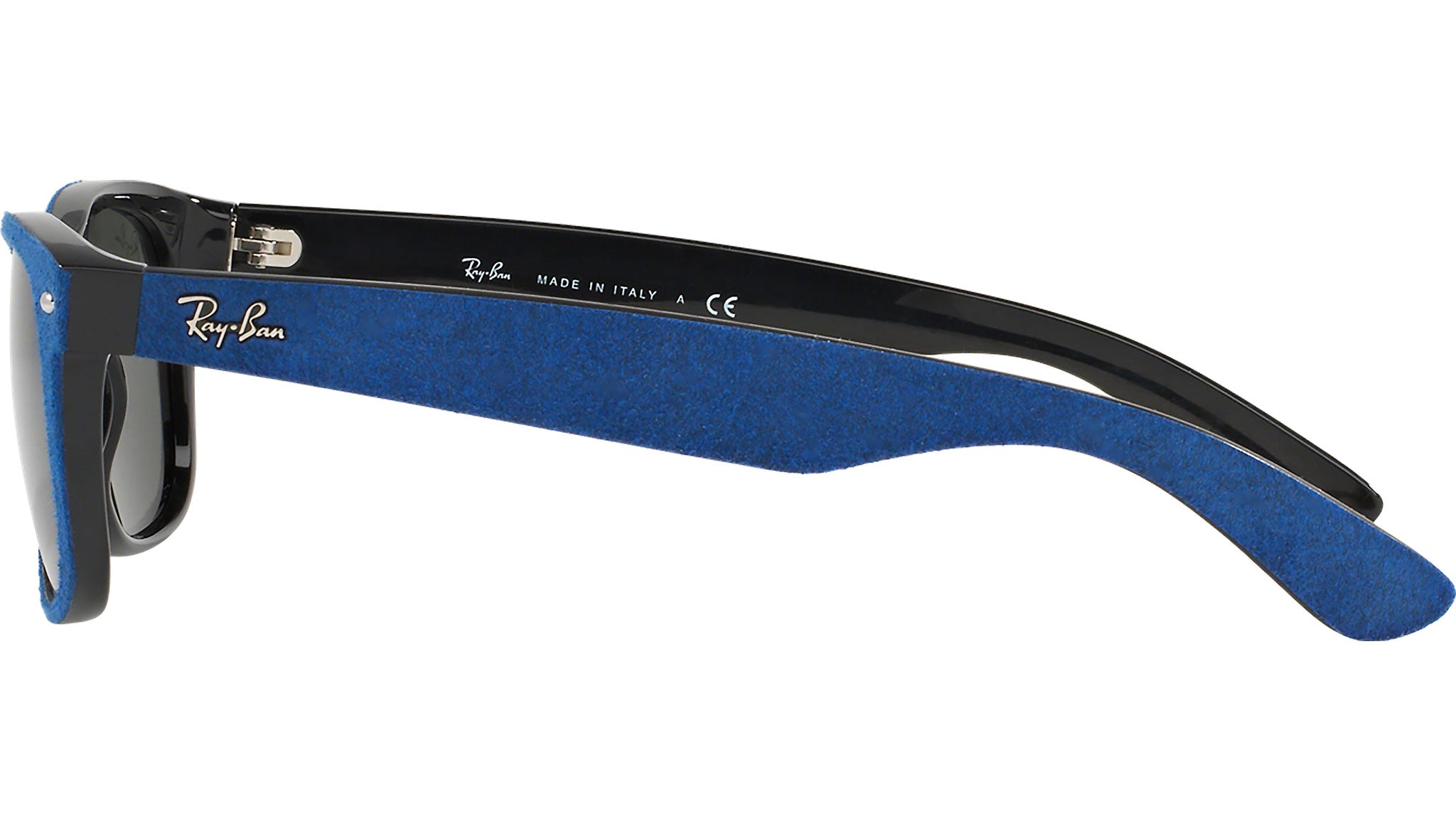 New Wayfarer RB2132 6239 black/top blue alcantara