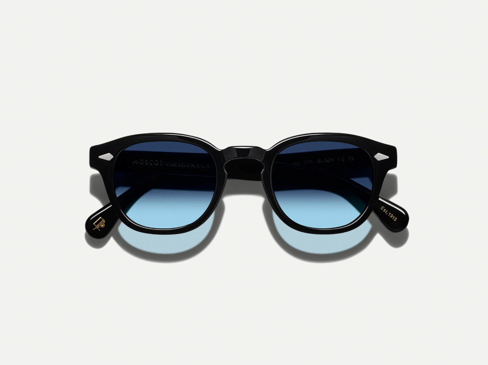 MOSCOT LEMTOSH BLACK WITH CUSTOM MADE TINTS