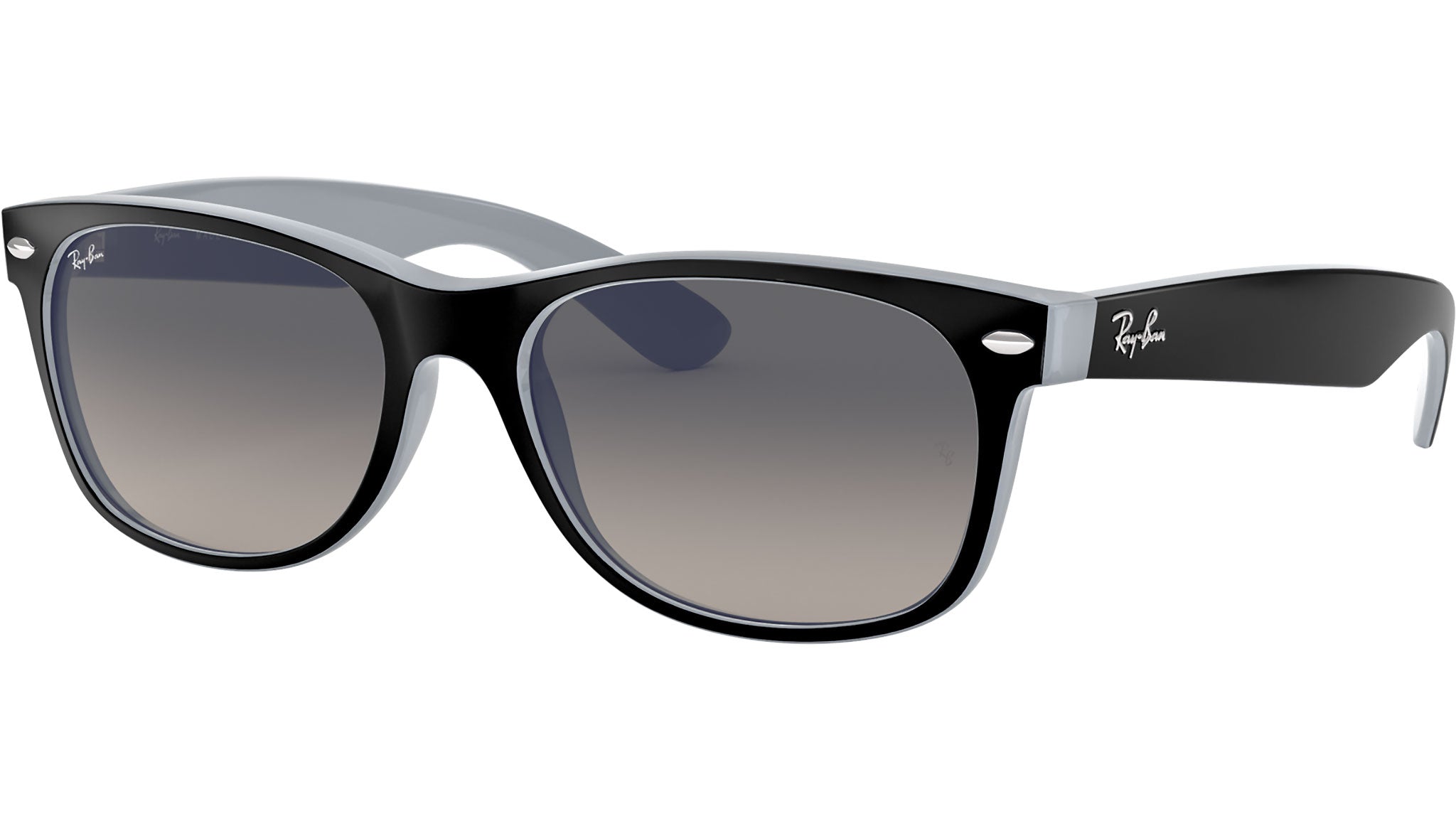 New Wayfarer Color Mix RB2132 matte black on ice