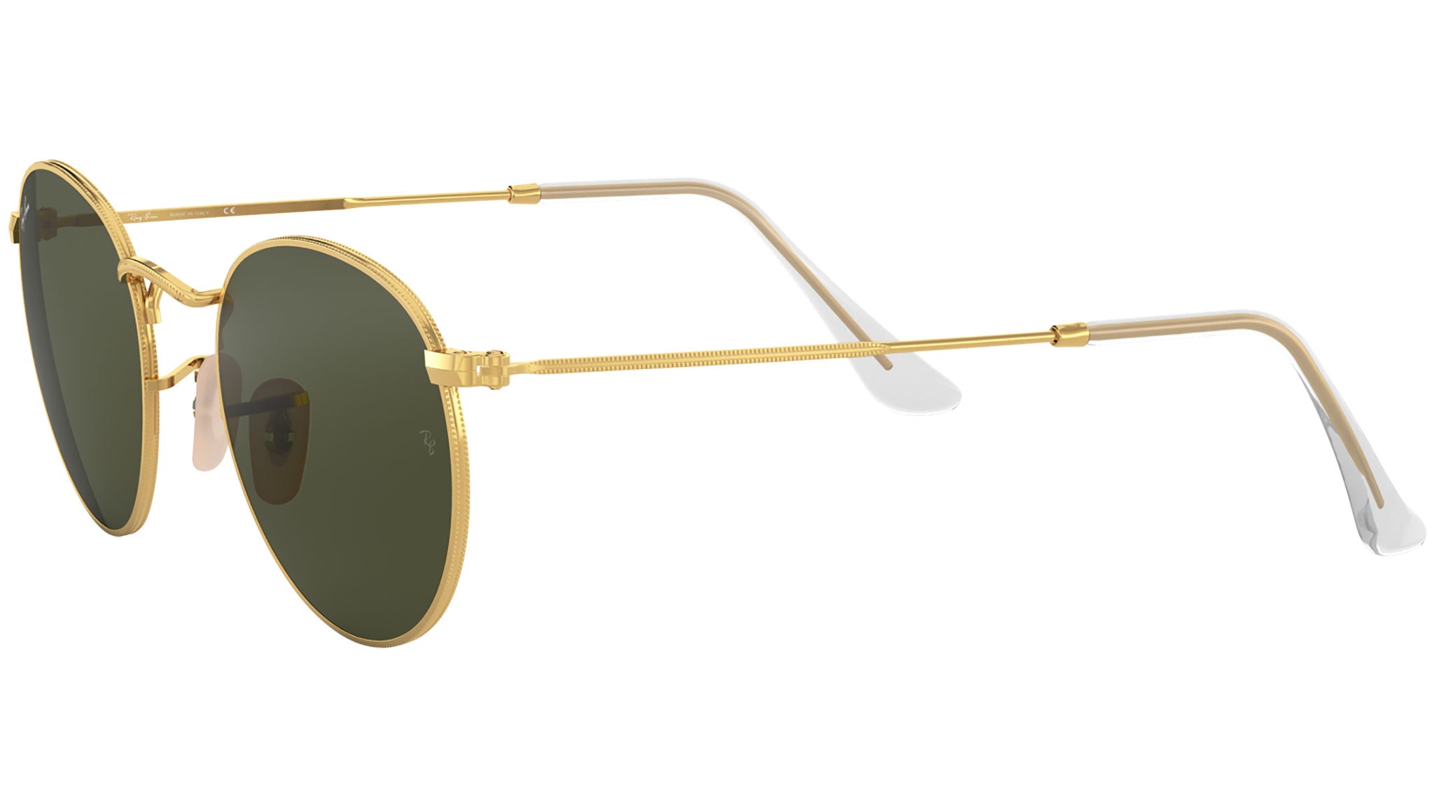 Round Metal RB3447 polished gold