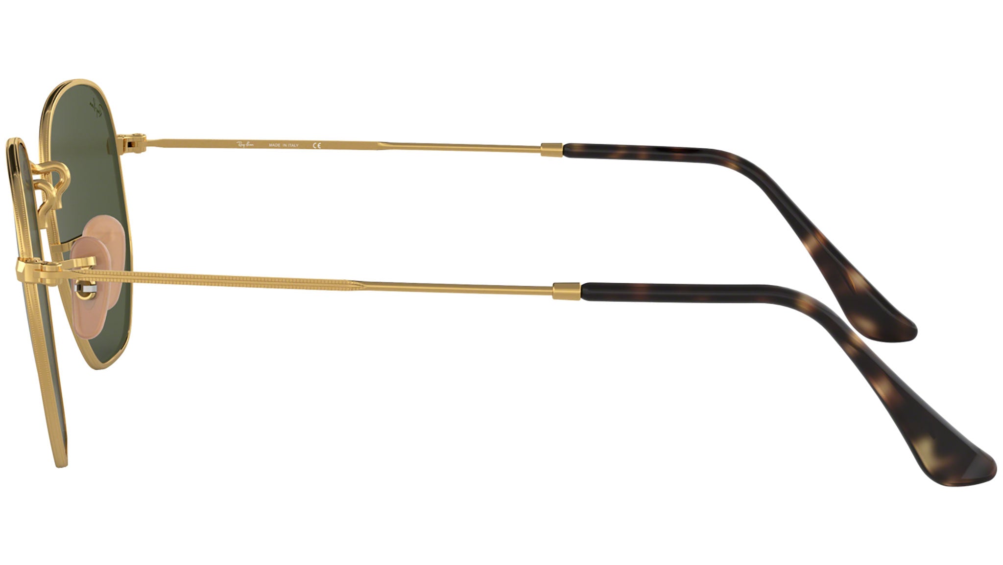 Hexagonal Flat Lenses RB3548N polished gold