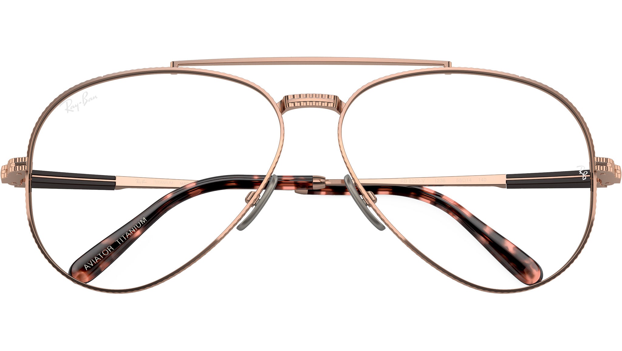Aviator Titanium Optics RB8225V 1236