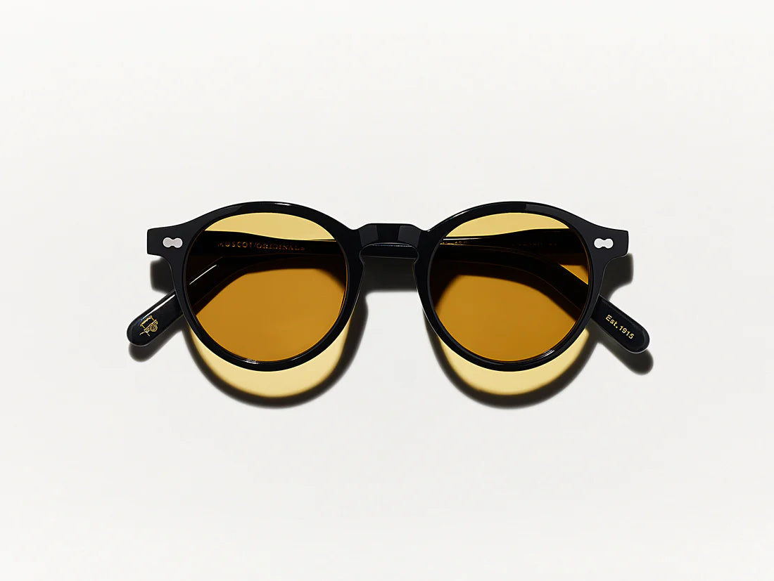 MOSCOT MILTZEN BLACK WITH CUSTOM MADE TINTS