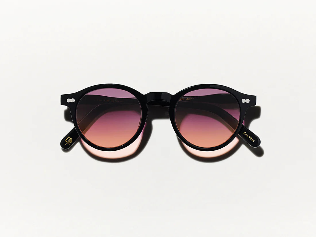 MOSCOT MILTZEN BLACK WITH CUSTOM MADE TINTS